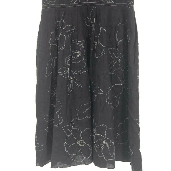 Ann Taylor Floral Embroidered Fit & Flare Dress - Picture 5 of 7